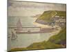 Port-en-Bessin, avant-port, haute maree. Oil on canvas (1888) 67 x 82 cm R.F. 1952-1.-Georges Seurat-Mounted Giclee Print