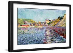 Port-En-Bessin, Calvados, C.1884-Paul Signac-Framed Giclee Print