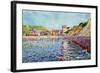 Port-En-Bessin, Calvados, C.1884-Paul Signac-Framed Giclee Print