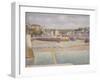 Port-En-Bessin: the Outer Harbor (Low Tide), 1888-Georges Seurat-Framed Giclee Print