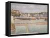 Port-En-Bessin: the Outer Harbor (Low Tide), 1888-Georges Seurat-Framed Stretched Canvas