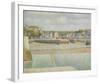 Port-en-Bessin, The Outer Harbor, Low Tide-Georges Seurat-Framed Giclee Print