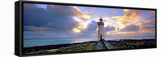 Port Fairy Lighthouse 3-Wayne Bradbury-Framed Stretched Canvas