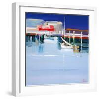 Port Fairy Moorings 2-Craig Trewin Penny-Framed Art Print