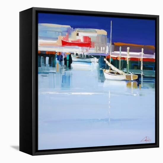 Port Fairy Moorings 2-Craig Trewin Penny-Framed Stretched Canvas