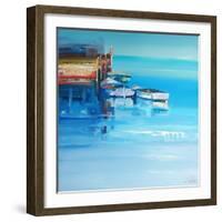 Port Fairy Moorings-Craig Trewin Penny-Framed Art Print