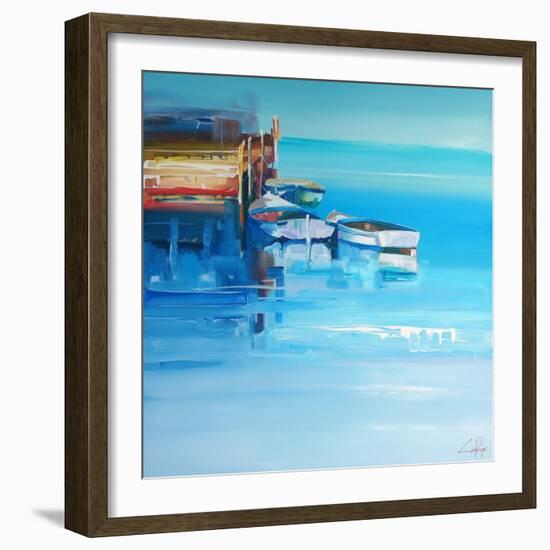 Port Fairy Moorings-Craig Trewin Penny-Framed Art Print