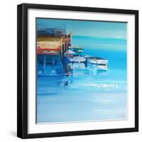 Port Fairy Moorings-Craig Trewin Penny-Framed Art Print