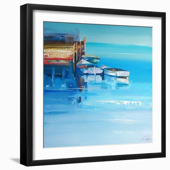 Port Fairy Moorings-Craig Trewin Penny-Framed Art Print