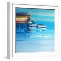 Port Fairy Moorings-Craig Trewin Penny-Framed Art Print