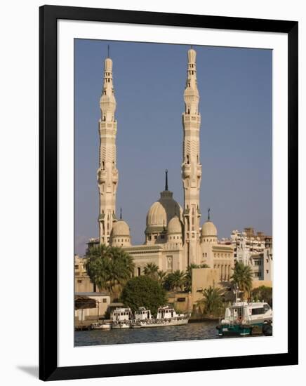 Port Fuad Mosque and the Suez Canal, Port Said, Egypt, North Africa, Africa-Richardson Rolf-Framed Photographic Print