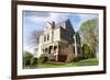 Port Gamble, Washington - Mansion-Lantern Press-Framed Premium Giclee Print