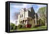 Port Gamble, Washington - Mansion-Lantern Press-Framed Stretched Canvas