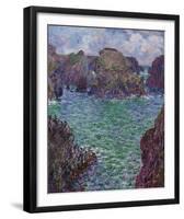 Port-Goulphar, Belle-Ile, 1887-Claude Monet-Framed Premium Giclee Print