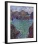 Port-Goulphar, Belle-Ile, 1887-Claude Monet-Framed Premium Giclee Print