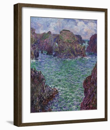 Port-Goulphar, Belle-Ile, 1887-Claude Monet-Framed Premium Giclee Print