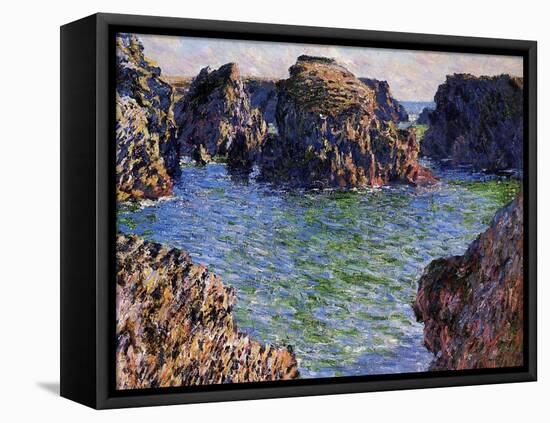 Port-Goulphar, Belle-Ile, Brittany, 1886-Claude Monet-Framed Stretched Canvas
