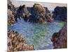 Port-Goulphar, Belle-Ile, Brittany, 1886-Claude Monet-Mounted Giclee Print