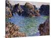 Port-Goulphar, Belle-Ile, Brittany, 1886-Claude Monet-Stretched Canvas