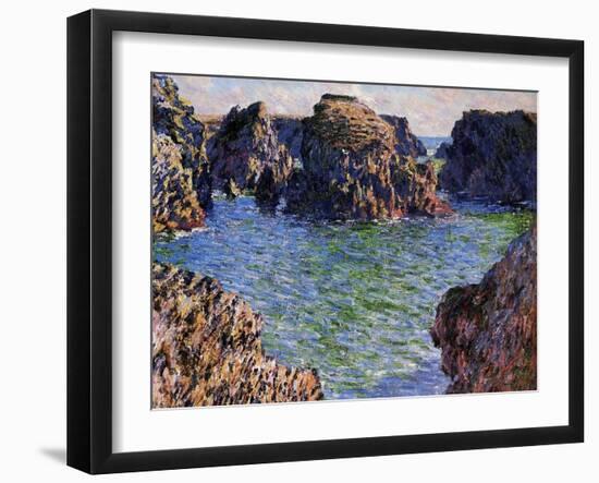 Port-Goulphar, Belle-Ile, Brittany, 1886-Claude Monet-Framed Giclee Print