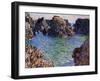 Port-Goulphar, Belle-Ile, Brittany, 1886-Claude Monet-Framed Giclee Print