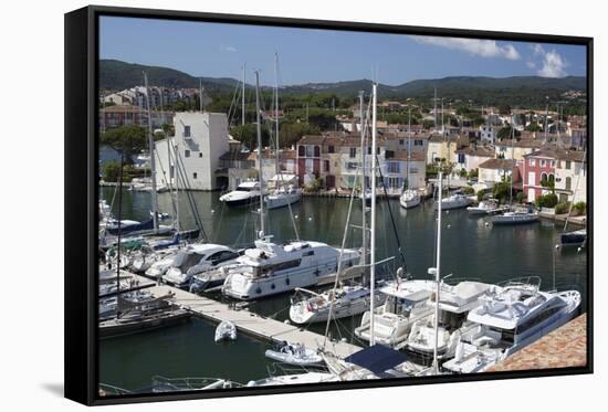 Port Grimaud, Var, Provence-Alpes-Cote D'Azur, Provence, France, Mediterranean, Europe-Stuart Black-Framed Stretched Canvas