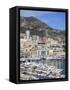 Port Hercule, Harbor, Monte Carlo, Monaco, Cote D'Azur, Mediterranean, Europe-Wendy Connett-Framed Stretched Canvas