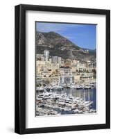 Port Hercule, Harbor, Monte Carlo, Monaco, Cote D'Azur, Mediterranean, Europe-Wendy Connett-Framed Photographic Print