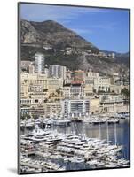 Port Hercule, Harbor, Monte Carlo, Monaco, Cote D'Azur, Mediterranean, Europe-Wendy Connett-Mounted Photographic Print