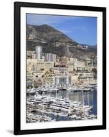 Port Hercule, Harbor, Monte Carlo, Monaco, Cote D'Azur, Mediterranean, Europe-Wendy Connett-Framed Photographic Print