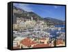 Port Hercule, Monte Carlo, Monaco, Cote D'Azur, Mediterranean, Europe-Wendy Connett-Framed Stretched Canvas