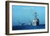 Port Hueneme, California - USS Stockdale and USS Gary-Lantern Press-Framed Art Print