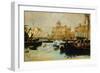 Port in Livorno-Francesco Gioli-Framed Giclee Print