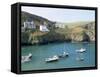 Port Isaac, Cornwall, England, United Kingdom-Adam Woolfitt-Framed Stretched Canvas