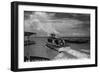 Port Isabel, Texas - Leaving Colley Boat Dock to Padre Island-Lantern Press-Framed Art Print