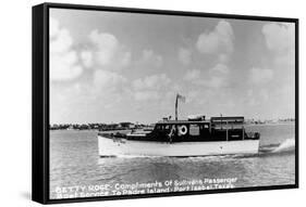Port Isabel, Texas - Sullivan's Passenger Boat Betty Rose-Lantern Press-Framed Stretched Canvas
