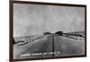 Port Lavaca, Texas - View of the Approaching Causeway-Lantern Press-Framed Art Print