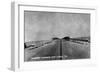 Port Lavaca, Texas - View of the Approaching Causeway-Lantern Press-Framed Art Print