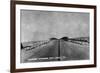 Port Lavaca, Texas - View of the Approaching Causeway-Lantern Press-Framed Premium Giclee Print