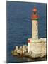 Port Lighthouse Guards Entrance to Harbor, Bastia, Corsica, France-Trish Drury-Mounted Photographic Print