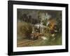 Port Line-Terence Cuneo-Framed Premium Giclee Print