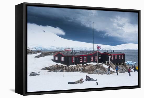 Port Lockroy Research Station, Antarctica, Polar Regions-Michael Runkel-Framed Stretched Canvas