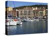 Port Lympia in the Quartier Du Port, Nice, Alpes Maritimes, Provence, Cote D'Azur, French Riviera, -Peter Richardson-Stretched Canvas