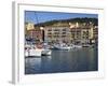 Port Lympia in the Quartier Du Port, Nice, Alpes Maritimes, Provence, Cote D'Azur, French Riviera, -Peter Richardson-Framed Photographic Print