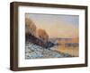 Port-Marly, White Frost, 1872-Alfred Sisley-Framed Premium Giclee Print