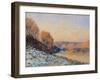 Port-Marly, White Frost, 1872-Alfred Sisley-Framed Giclee Print