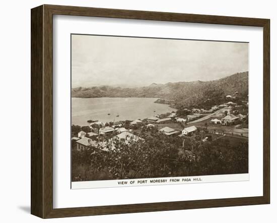 Port Moresby from Paga Hill - Papua New Guinea-null-Framed Photographic Print