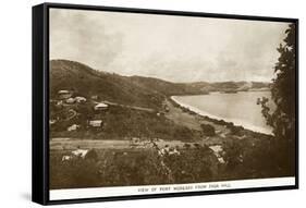 Port Moresby from Paga Hill - Papua New Guinea-null-Framed Stretched Canvas