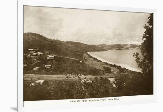 Port Moresby from Paga Hill - Papua New Guinea-null-Framed Photographic Print