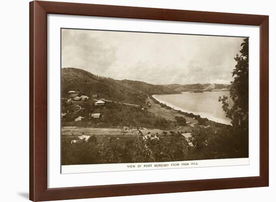 Port Moresby from Paga Hill - Papua New Guinea-null-Framed Photographic Print